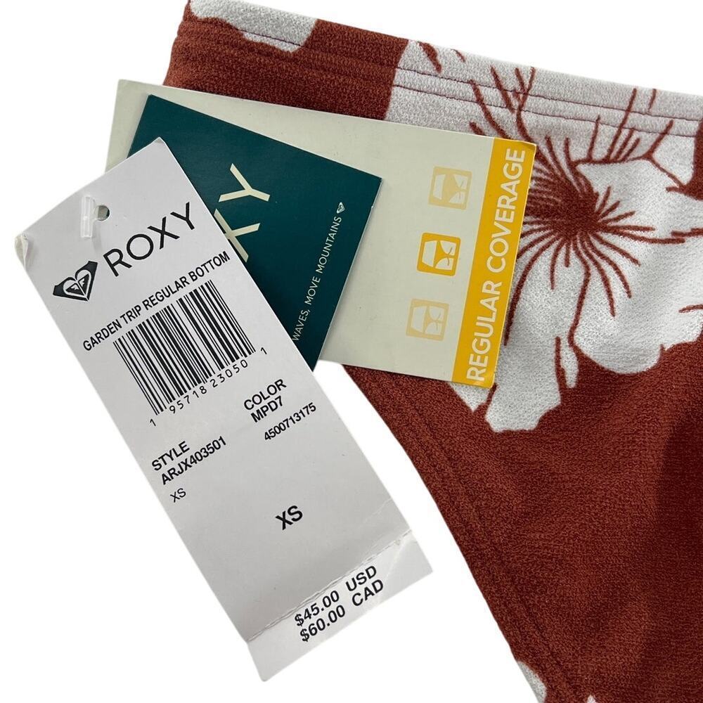 Roxy Garden Trip Separate Regular Bikini Bottom XS - Picture 9 of 10